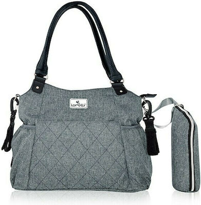 Lorelli Wickeltasche-Wickeltasche Schulter/Hand Kristin Grey 40x13cm.