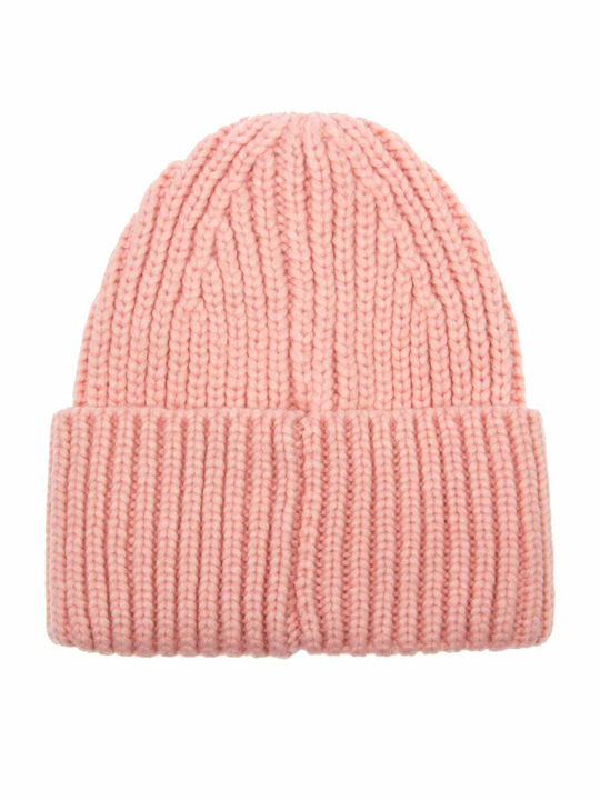 Ugg Australia Chunky Rib Beanie Frauen Beanie mit Rippstrick in Rosa Farbe