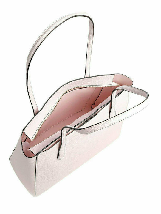 Downtown Chic Turnlock HWVG8385230 Γυναικεία Τσάντα Shopper 'Ωμου Ροζ