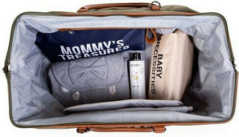 Childhome Shoulder/Hand Diaper Bag Mommy Khaki 55x30x40cm.