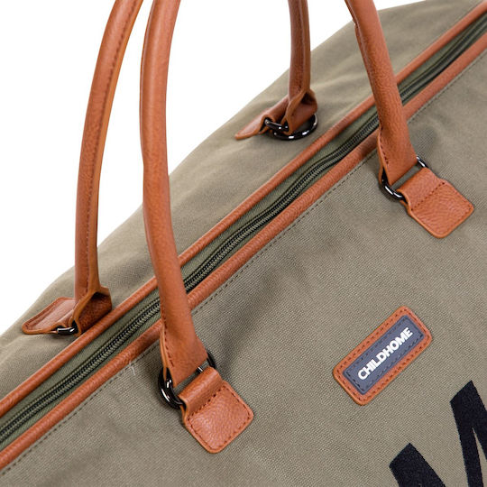 Childhome Shoulder/Hand Diaper Bag Mommy Khaki 55x30x40cm.