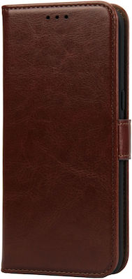 Rosso Element Synthetic Leather Wallet Brown (OnePlus Nord 2 5G)