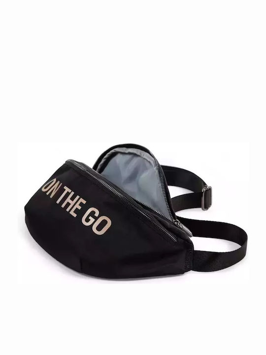 Banana On The Go Γυναικείο Τσαντάκι Μέσης Μαύρο