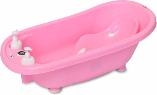 Lorelli Μπανιέρα Μωρού με Βάση με Θερμόμετρο Pink
