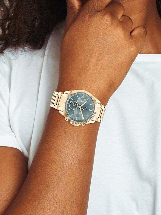 Tommy Hilfiger Kennedy Ρολόι Μπαταρίας με Μεταλλικό Μπρασελέ Tommy Hilfiger Kennedy Ρολόι Μπαταρίας με Μεταλλικό Μπρασελέ
