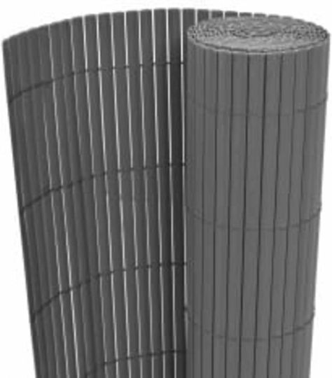 vidaXL Bamboo Fencing Plastic Double-Sided 1.1x4m 317160 vidaXL Bamboo Fencing Plastic Double-Sided 1.1x4m 317160