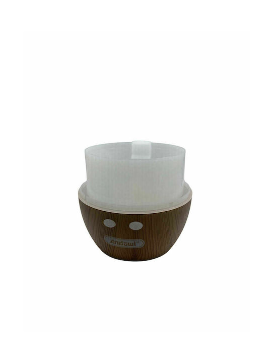 Andowl Led Συσκευή Αρωματοθεραπείας Υπερήχων Λευκή 160ml