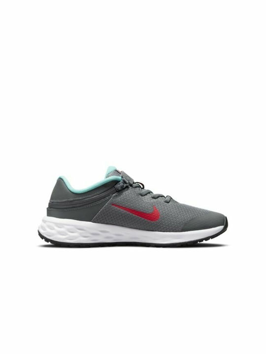 Revolution 6 FlyEase Kids Sports Shoes Running with Hoop & Loop Closure Gray