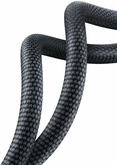 Baseus Crystal Shine Braided USB 2.0 Cable USB-C Male - USB-A 100W PD Black 1.2m CAJY000401