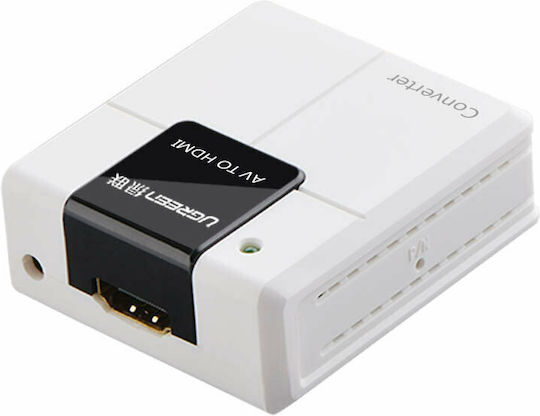 Ugreen Μετατροπέας RCA male σε HDMI female Λευκό 1τμχ 40225