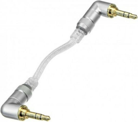 Fiio Μετατροπέας 3.5mm male σε 3.5mm male Ασημί 1τμχ L17