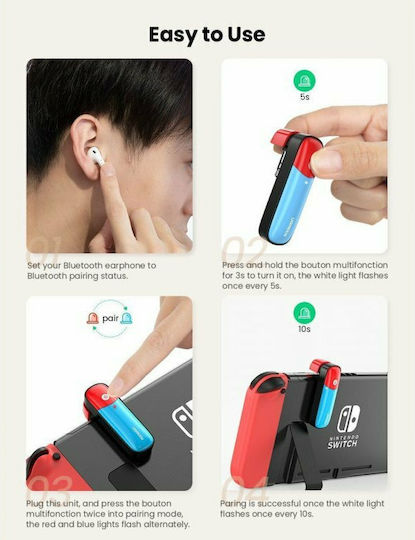 Ugreen 80188 Audio Adapter για Switch Μπλε