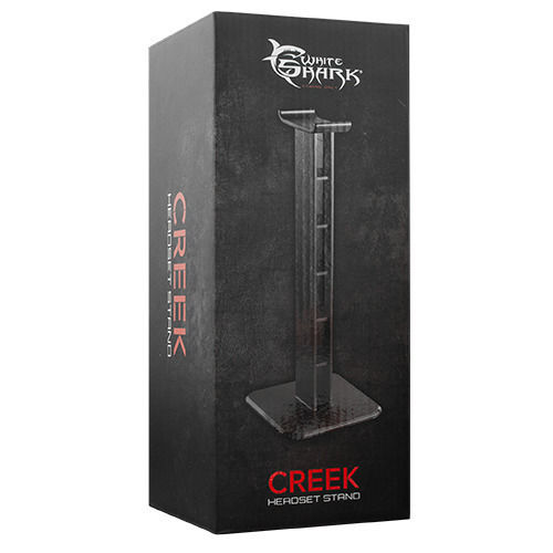 White Shark Creek Desktop Headphone Stand White