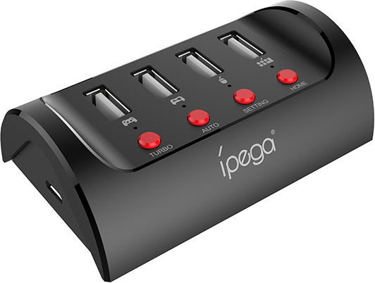 iPega PG-9133 PG-9133 USB Hub for PC PS4 Xbox One Switch Black