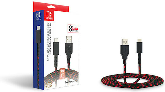 PDP USB Type C Charching Cable Кабел за Превключвател в Черен цвят