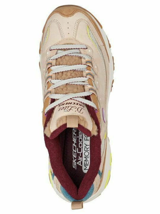 Luxe Sherpa: D'Lites Chunky Sneakers Multicolour