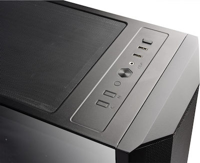 Lian Li Lancool II Mesh RGB Gaming Midi Tower Κουτί Υπολογιστή με Πλαϊνό Παράθυρο Μαύρο