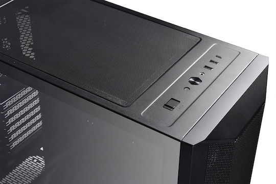Lian Li Lancool II Mesh Performance Gaming Midi Tower Κουτί Υπολογιστή με Πλαϊνό Παράθυρο Μαύρο
