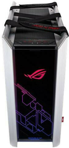Asus ROG Strix Helios Gaming Middle Tower Carcasă Calculator cu Fereastră Laterală și Iluminare RGB Ediție albă