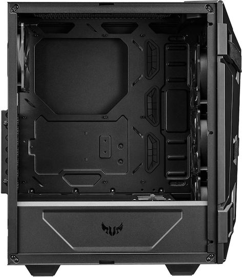 Asus TUF Gaming GT301 Midi Tower Computer Case with Side Window and RGB Lighting Black