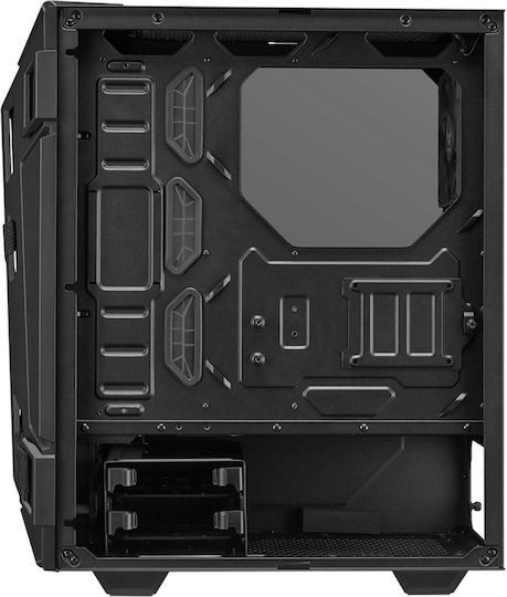 Asus TUF Gaming GT301 Midi Tower Computer Case with Side Window and RGB Lighting Black