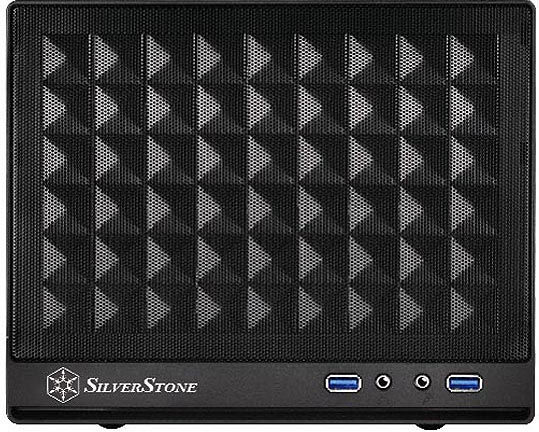 Silverstone Sugo SG13B Mini Tower Carcasă PC Neagră