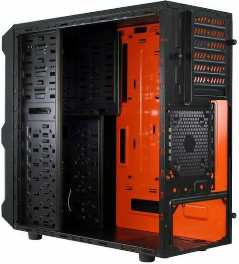 Inter-Tech Eterno H3 Octagon RTX Midi Tower Κουτί Υπολογιστή Μαύρο