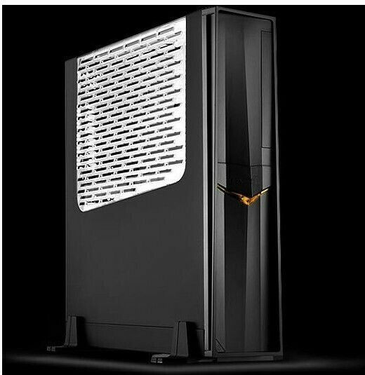 Silverstone RVZ02 Gaming Mini Tower Κουτί Υπολογιστή με Πλαϊνό Παράθυρο Μαύρο