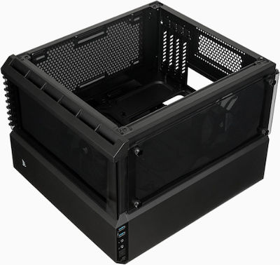 Corsair Crystal Series 280X Gaming Midi Tower Κουτί Υπολογιστή με Πλαϊνό Παράθυρο Μαύρο