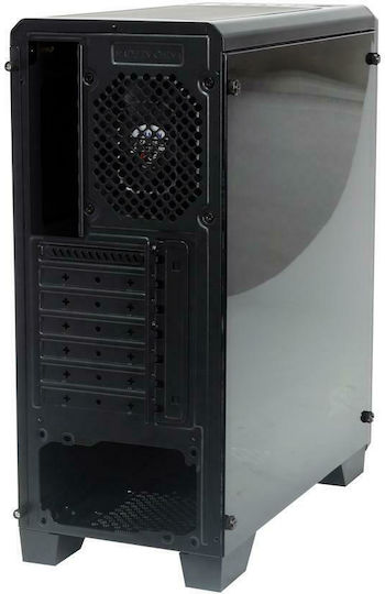 Zalman S3 Gaming Midi Tower Κουτί Υπολογιστή με Πλαϊνό Παράθυρο Μαύρο