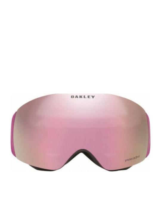Oakley Flight Deck Μάσκα Σκι & Snowboard Ενηλίκων Ροζ με Φακό Καθρέπτη σε Ροζ Χρώμα