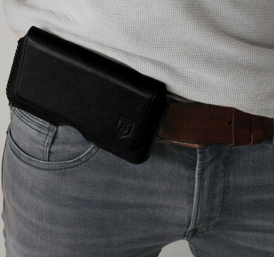 Rosso Deluxe Belt Θήκη Ζώνης 16 x 8 cm Μαύρο