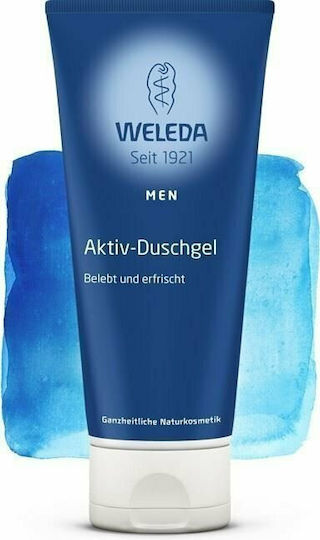 Weleda Men Active Bubble Bath Gel for Men with Eucalyptus Scent 200ml