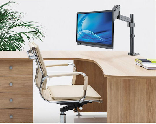 Manhattan Stand Desk Mounted Monitor up to 32" with Arm (461580)