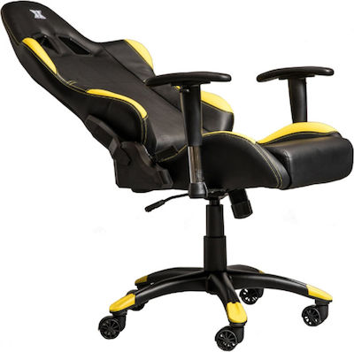 Serioux Torin Artificial Leather Gaming Chair with Adjustable Arms Black / Yellow