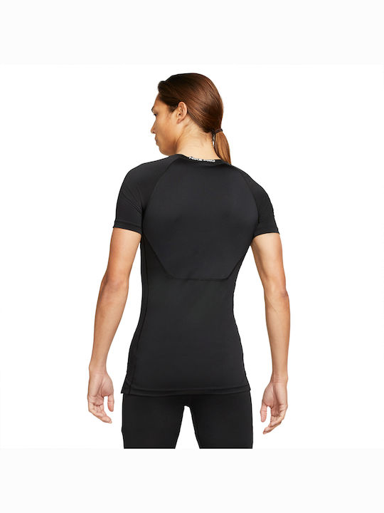 Pro Dri-Fit Herren Sportliches T-Shirt Schwarz