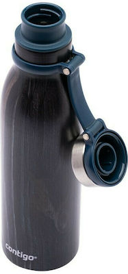 Contigo Couture Matterhorn Flasche Thermosflasche Rostfreier Stahl BPA-frei Indigo Wood 590ml 2104550