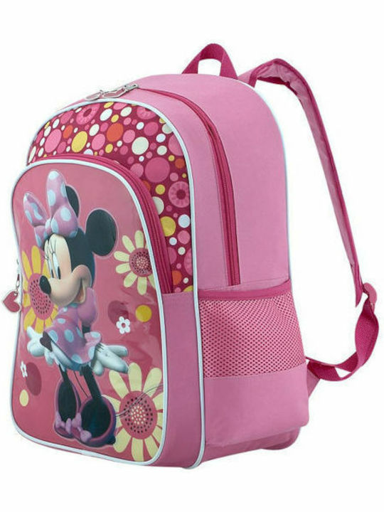 Paxos Minnie School Bag Backpack Elementary, Elementary in Pink color