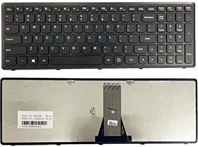 Laptop Keyboard for IdeaPad G500S with Frame and English (US) Keyboard Language in Black Color