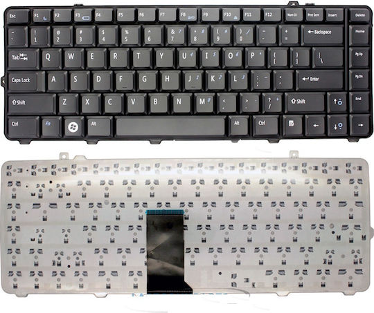 Laptop Keyboard for Studio 1535 without Frame and English (US) Layout in Black Color 1535
