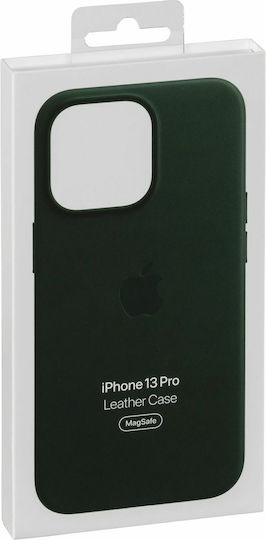 Apple Leather Case with MagSafe Back Cover Silicone Sequoia Green (iPhone 13 Pro)