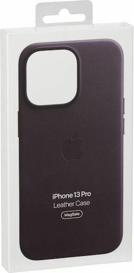Apple Back Cover Leather Dark Cherry (iPhone 13 Pro)