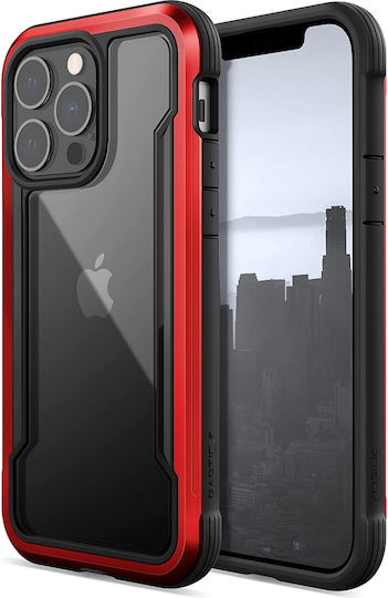 X-Doria Raptic Shield Pro Umschlag Rückseite Kunststoff Rot (iPhone 13 Pro)