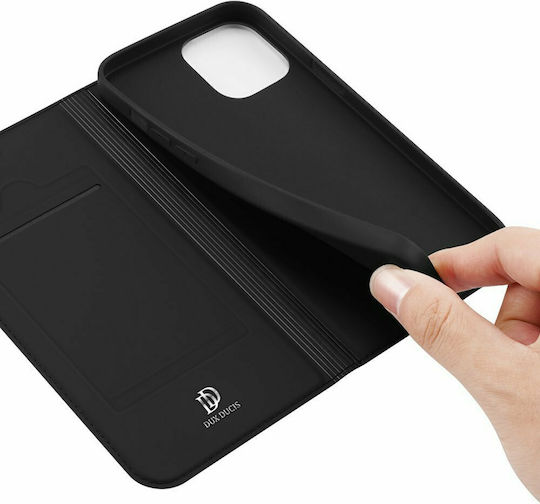 Dux Ducis Skin Pro Book Piele artificială Negru (iPhone 13)