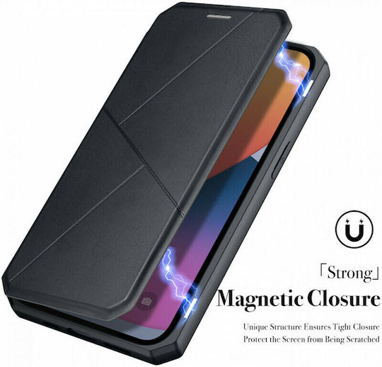 Dux Ducis Skin Pro Book Δερματίνης / Πλαστικό Μαύρο (iPhone 13 Pro)