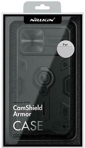 Nillkin Camshield Armor (without logocut) Back Cover Plastic Negru (iPhone 13 Pro) 57983105876