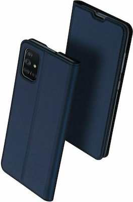 Dux Ducis Skin Pro Synthetic Leather Book Navy Blue (Galaxy A71)