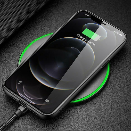 Dux Ducis Fino Задна корица Силикон / Текстил Зелен (iPhone 13 Pro)