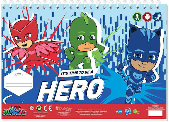 Diakakis Drawing Pad PJ Masks 1pcs