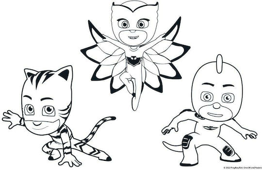 Diakakis Drawing Pad PJ Masks 1pcs